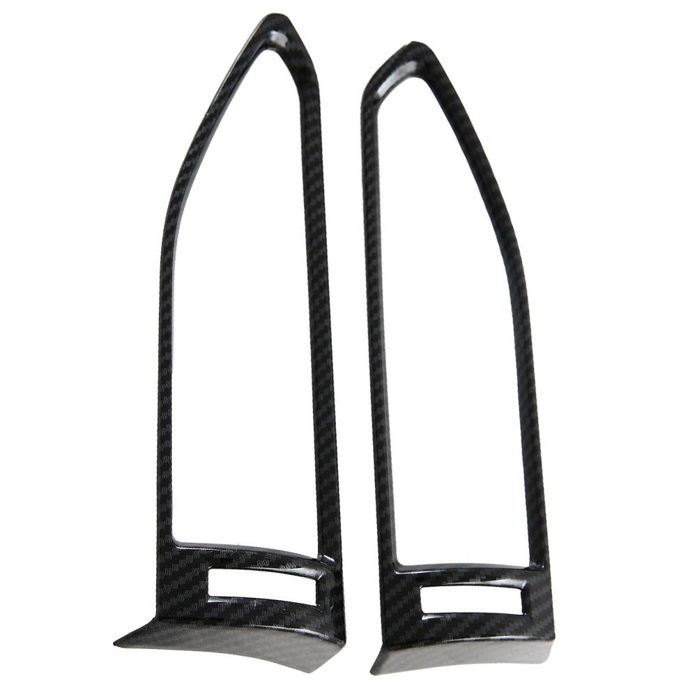 2pcs ABS Imitate Carbon Fiber Front Side Air Vent Cover For Subaru Crosstrek  2024 Front Up Upper Air Vent Cover