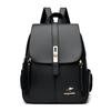 Schoolbag backpack women's 1011 new Korean version of simple and fashionable women's backpack commuting versatile large-capacity shoulder leisure bag
