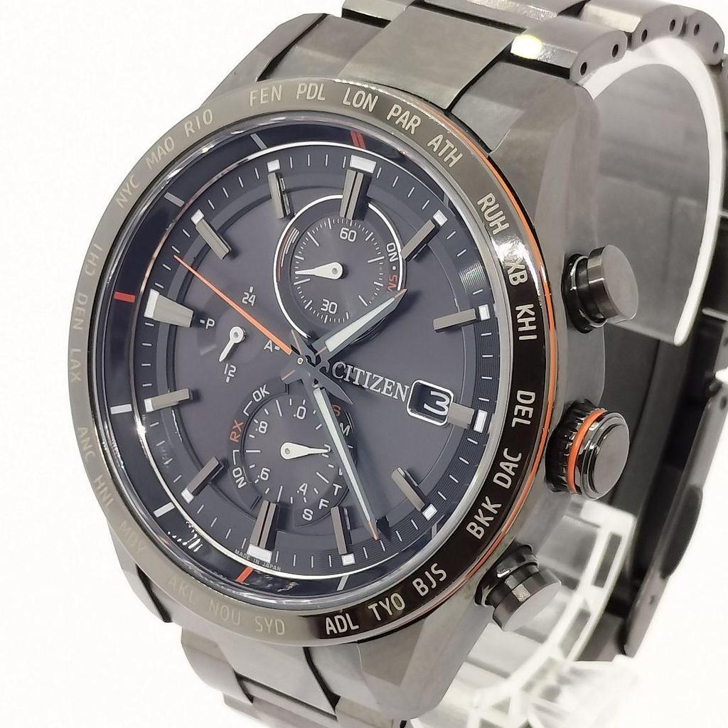 Used [Beautiful Condition] Citizen Attesa Black Titanium AT8185-62E Men's Watch
