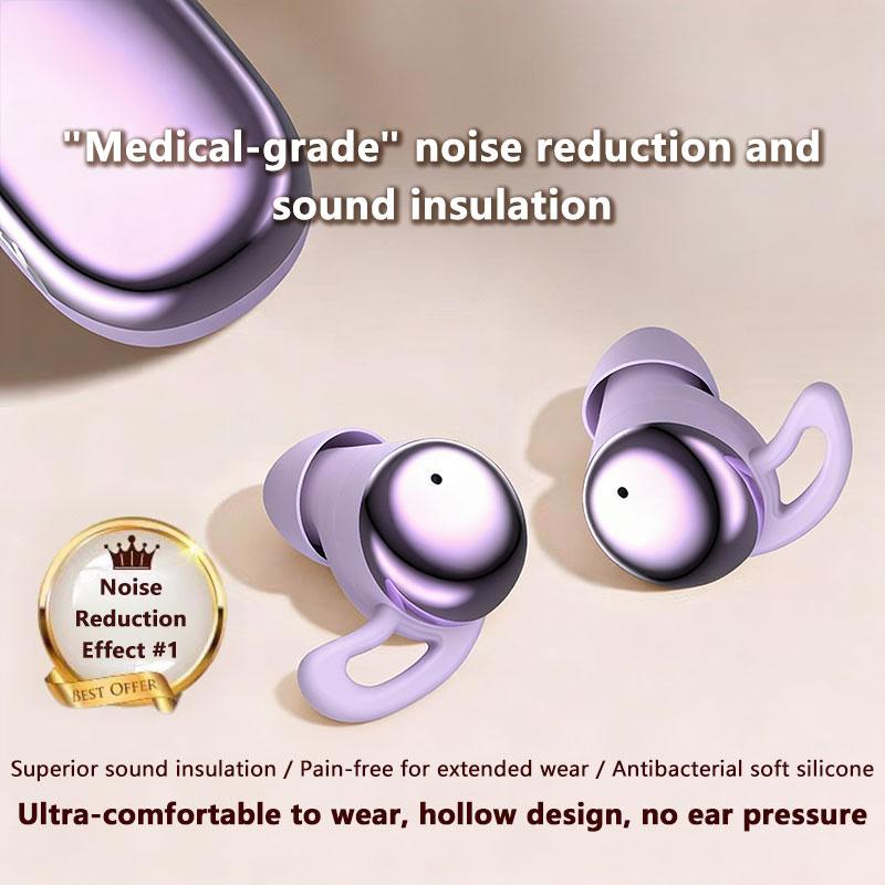Sleep Bluetooth 5.4 Earbuds Wireless Earphones ANC Noise Cancelling with Translation In-Ear Headphones Portable Charging LED Display for Travel Work