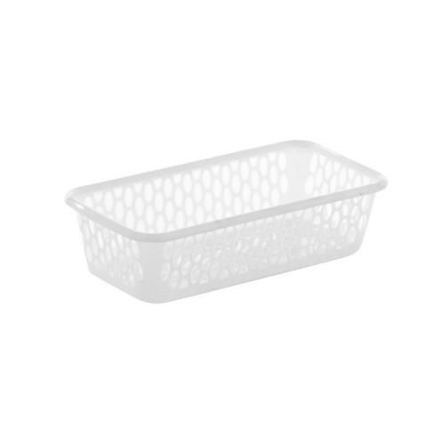 Leecroft 20cm Handy Basket White 10 x 20 x 5cm