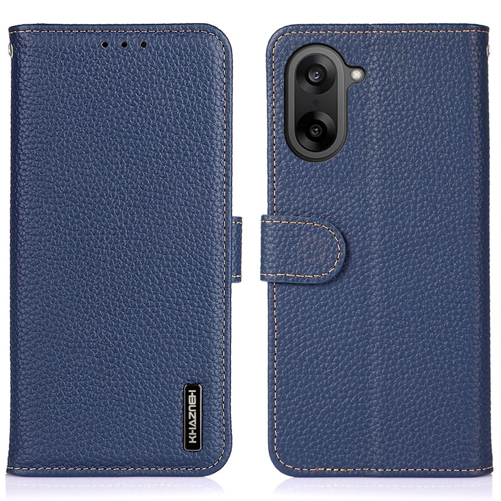 KHAZNEH For OnePlus Nord CE5 5G/Ace 5 Racing 5G Case Genuine Cow Leather Flip Phone Cover C