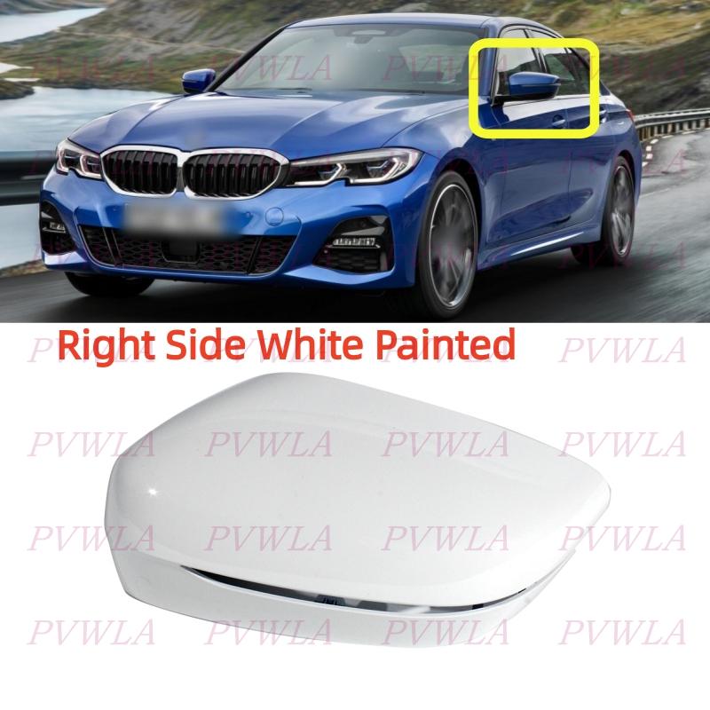 White/Black Painted Reverse Mirror Housing Cap For LHD BMW G20 G21 G28 - Car Accessories 51168492897 51168492898
