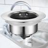 3-In-1 Mesh Basket Filter Stainless Steel Sink Aid Strainer Drain Filter Kitchen Sink Stopper for Kitchen Bathroom Accessories
