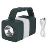 Portable Bluetooth Speaker Desk Lamp Multi Purpose Night Lamp Table Light for Outdoor(Green )