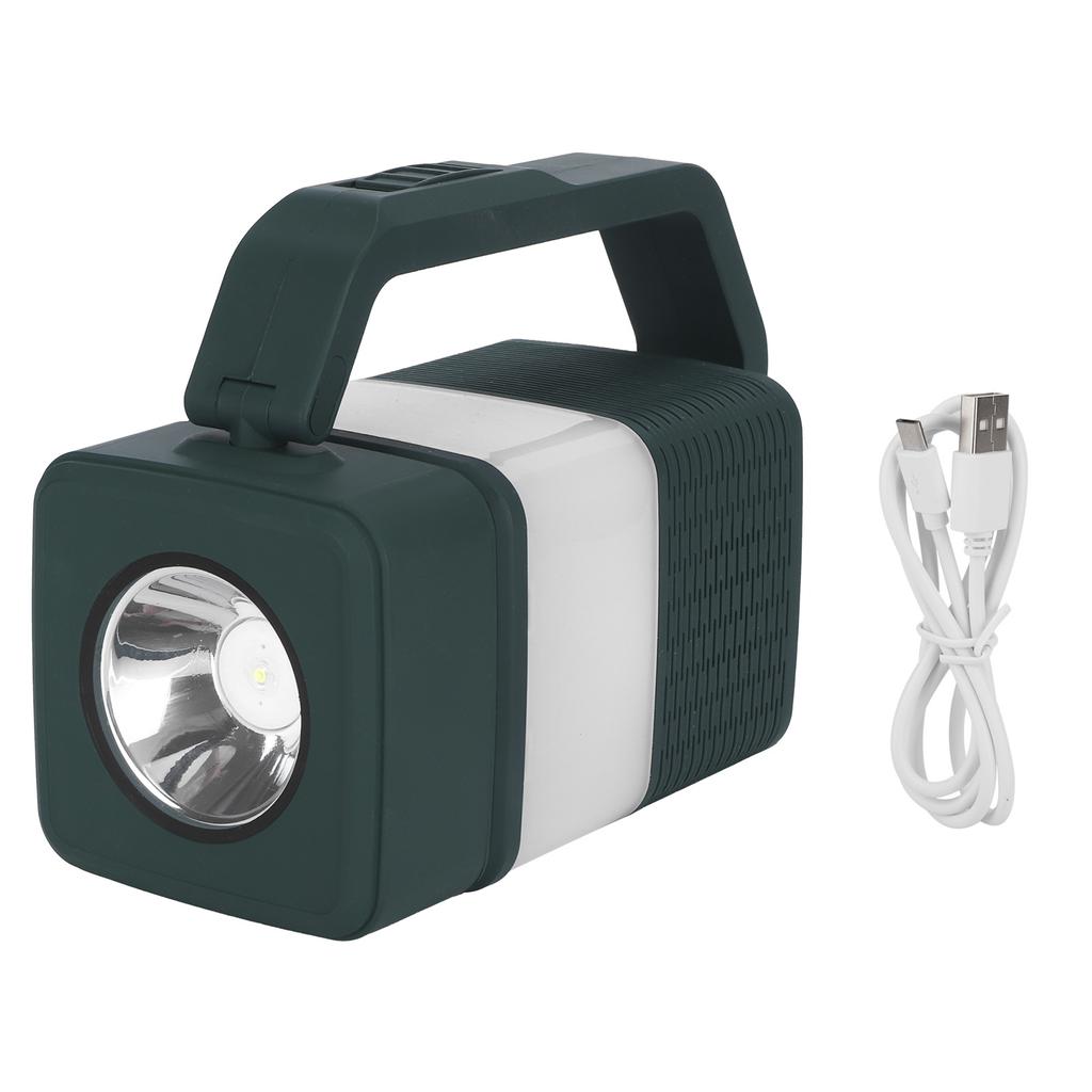 Portable Bluetooth Speaker Desk Lamp Multi Purpose Night Lamp Table Light for Outdoor(Green )