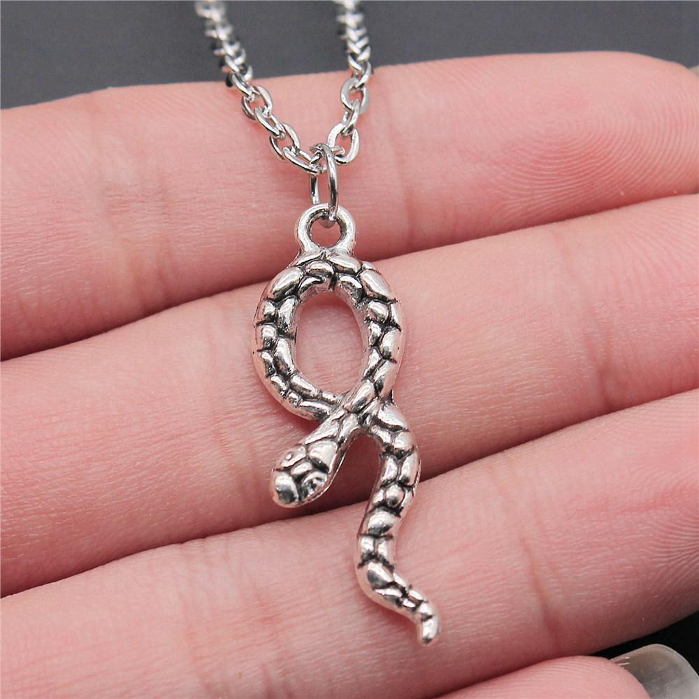 Dragon Snake Spider Gothic Pendant Antique Bronze Metal Daughter Choker Necklace Hot Sale