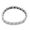 Simple   Unisex   Steel Bracelet Wristband Jewelry Bangle for Health Energy (Gold)