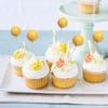 30 szt. Kule Toppery na Tort Kolor Makaronikowy Mini Balon DIY Topper do Wkładania do Babeczek Na Urodziny Ślub Rocznicę Baby Shower Dekoracja