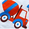 Little Maven Boys Love Shirts for Mixer Truck Prints Children T-shirts Summer 2025 New Baby Boys Shirts Tops Clothes Kids
