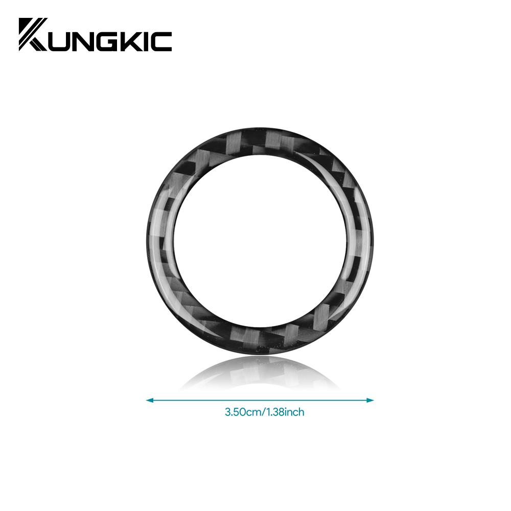 Real Soft Carbon Fiber Sticker For Tesla Model 3 Highland 2025 Car Trunk Switch Button Frame Interior Trim Accessories