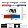 Solar Flashing Warning Light System with Pole