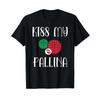 Funny Bocce Ball Kiss My Pallina Lawn Bowilng T Shirt Vintage Washed Comfortable Fashion Homme Graphic Unisex Versatile