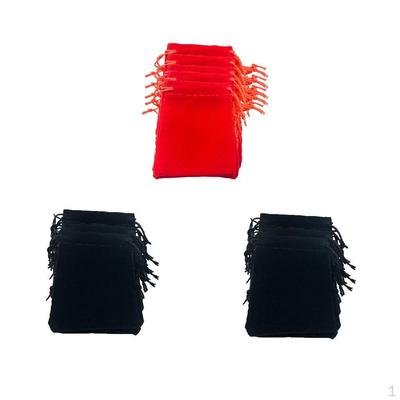150 Pcs Soft Velvet Drawstring Favor Pouch