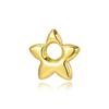 3 Batches Geometric Three-dimensional Hollow Copper Star Football Water Drop Pendant Necklace Pendant Jewelry Making Charm