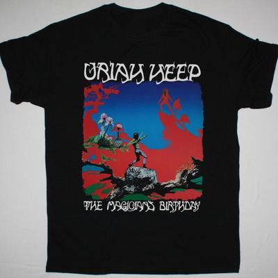 Uriah Heep The Magician’s Birthday 1972 Zwart T-shirt Unisex T-shirt