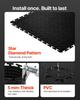 Garage Floor Tiles Interlocking, 8 Pack 513 x 513 x 5 mm Interlocking Modular Garage Flooring Tiles, Diamond Plate Slip-Resistant PVC Mats for