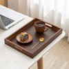 Walnut Wood Serving Tray with Handle