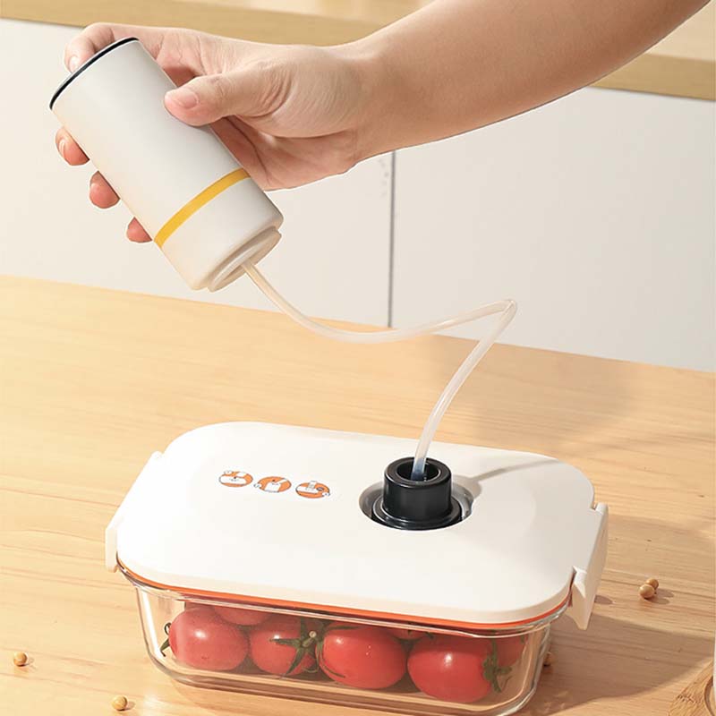 Portable Electric Vacuum Preservation Machine Household Storage Vacuum Sealing USB Mini Intelligent Vacuum Pump Electric Suction Pump Bag Sealer