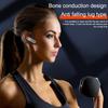 Bluetooth Headset Einzelohr Offenes Ohr Kabellose Knochenleitungskopfhörer mit Digitaler Batterie