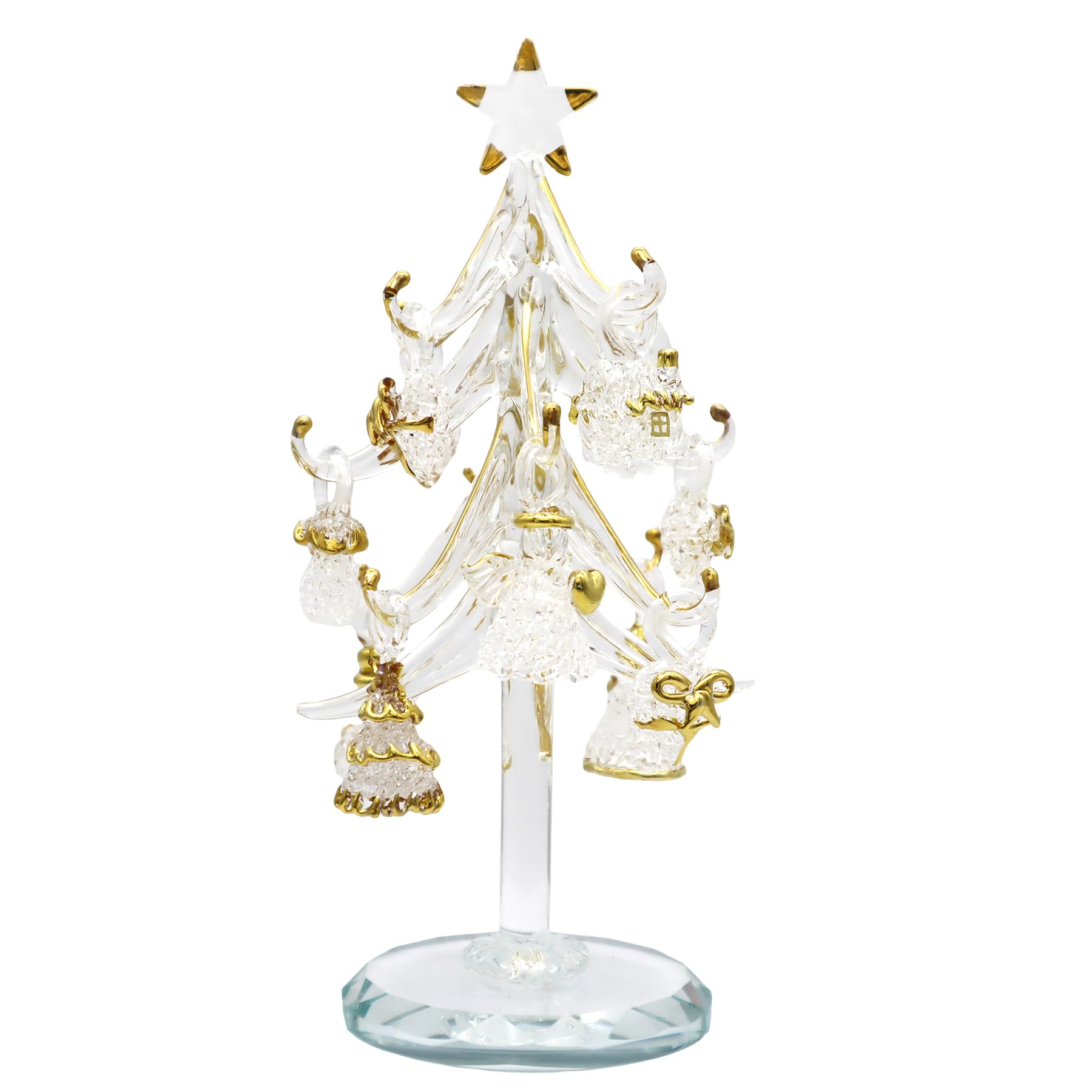 

Four Cart Cute Handmade Glass Illuminated Tree