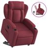 Recliner Chair with Lift Assistance Wine Red Fabric