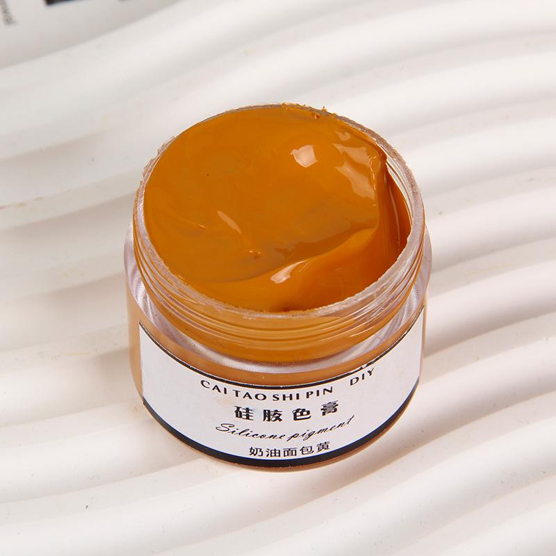 30g Silicone Color Paste Shiny Oily Macaron Paint Manual Diy Pinching AB Silicone Coloring