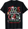 Christmas Crew 2025 Family Christmas Xmas Pajamas Matching T-Shirt