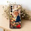 V-Violet Evergarden N-Novel  Phone Case For Samsung S25,S24,S21,S22,S23,S30,Ultra,S20,Plus,Fe,Soft Silicone Black Cover