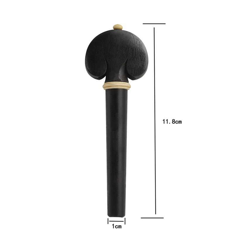1 Set Cello String Shaft Knob Shaft Handle Instrument Accessories Hand Tuning Pegs Wood Tuning