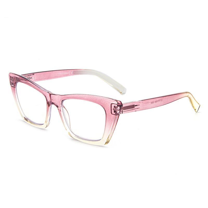 

Anti Blue Light Reading Glasses Women Luxury Big Frame Polygon Square Eyeglasses Vintage Computer Goggles De Lectura +3.0
