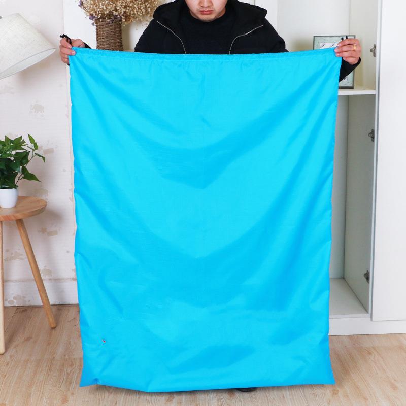 Super Large Capacity Waterproof Storage Bags with Drawstring Sturdy Home Organize Big Size Grocery Dust Bag for Bedding Clothes 50x70cm 4090₽