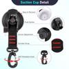 Tie Down Suction Cups 4pcs Heavy Duty 360 Rotatable Tarp Suction Cups Strong Load-Bearing Multi-Purpose Camping Tarp Accessory