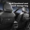 Leather Car Headrest Storage Box Backseat Hook Organizer Holder For Mercedes Benz W211 W124 W176 W177 C180 C200 C260 C300 GLC