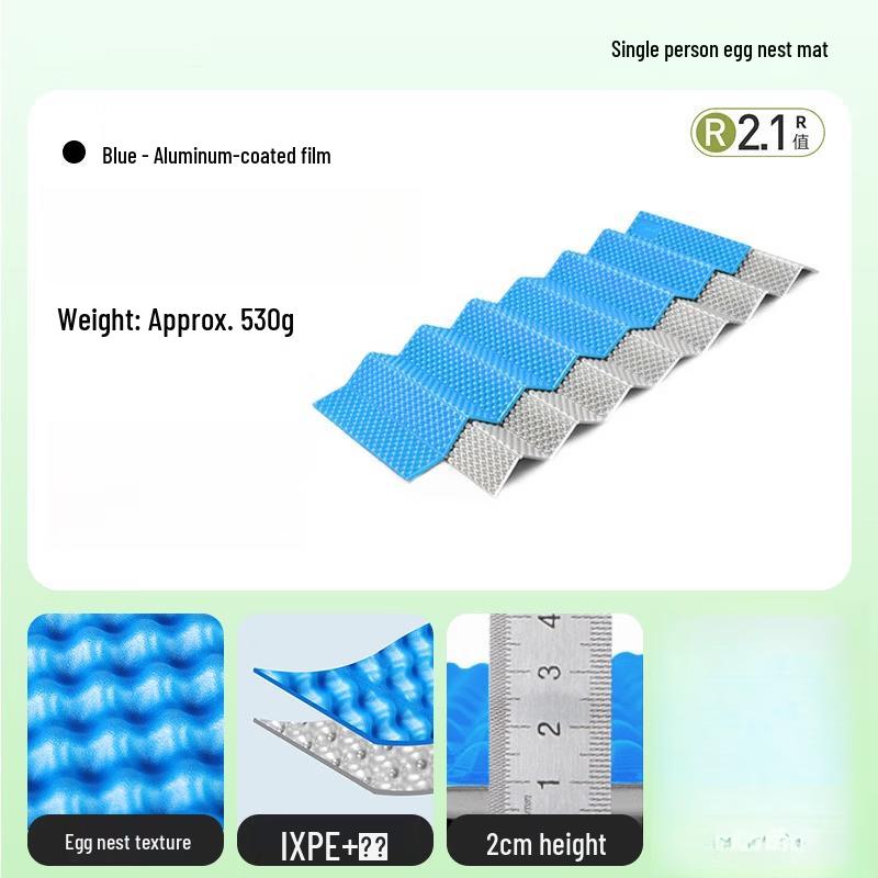 

ZISIZ Aluminum Film Folding Camping Mat