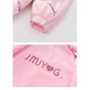 Girls Fleece Lined Windproof Reversible Hooded Kids Casual Outerwear Jacket