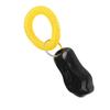 Adjustable 3 Gears Pet Dog Training Clicker Paw Shaped with Wrist Strap for Cats(Black)