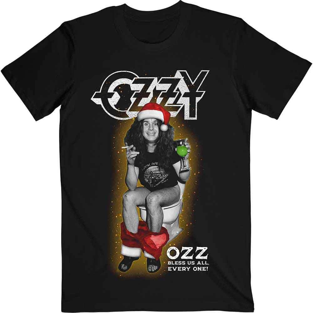 Men s Ozzy Osbourne Ozz Bless Us All T-shirt Small Black XL