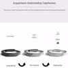 Minimalist Adjustable Black & White Couples Rings - Trendy Japanese & Korean Design for Men & Women