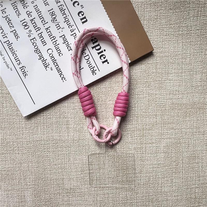 Mobile Phone Lanyard Cord With Gasket Phone Case Hanging Rope Key Chain Strong Safety Anti-Lost Wrist Strap For iPhone 17 ProMax