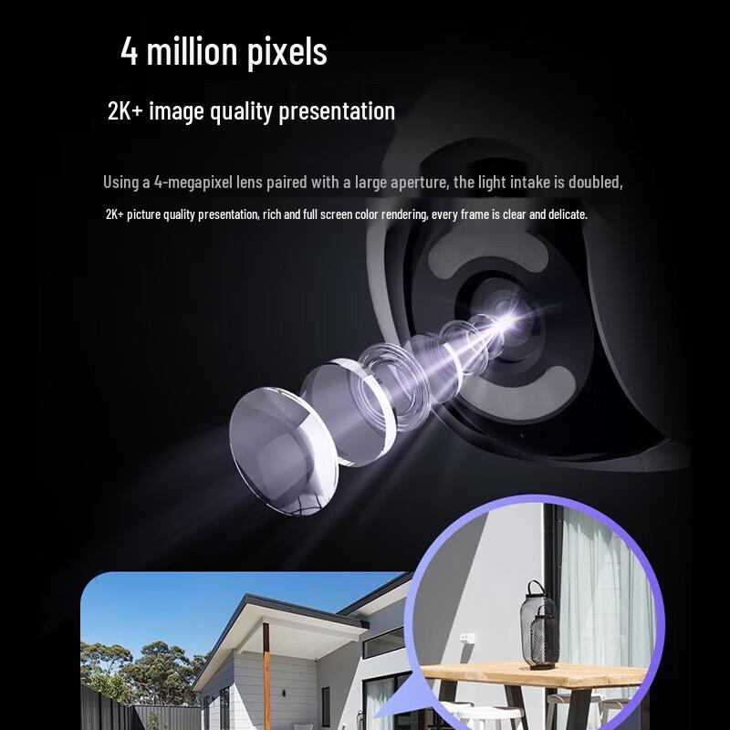 EZVIZ H8X 4MP Smart Outdoor Wi-Fi Security Camera (CN version)