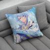 KKamisato Genshin AAyato Impact Print Pattern Sofa Cushion Cover Pillowcase Home Party Car Bedding