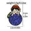 Japanese Anime ONE PIECE Metal Badge Luffy Chopper Character Alloy Drip Brooch Pin