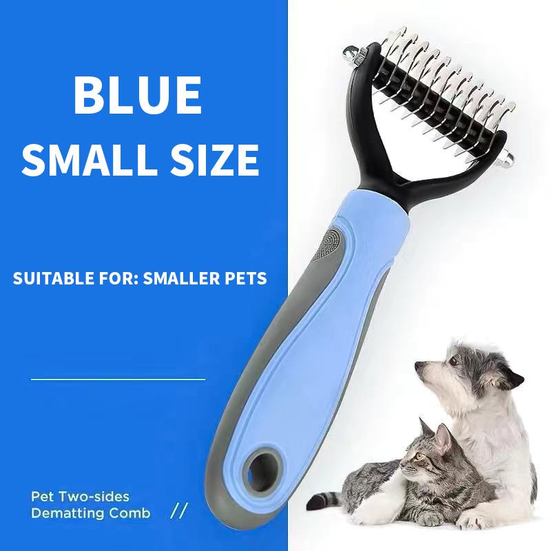 

Двусторонняя расческа для домашних животных Расческа для собак Расческа для собак Красота для кошек Удаление шерсти Расческа для кошек Товары для животных L