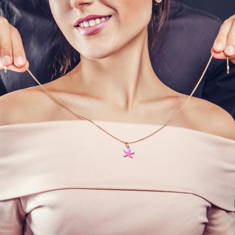 20 Pack Starfish Decorative Accessories Enhancing Aesthetic Stainless Steel Texture Hanging Charm Suitable for Jewelry