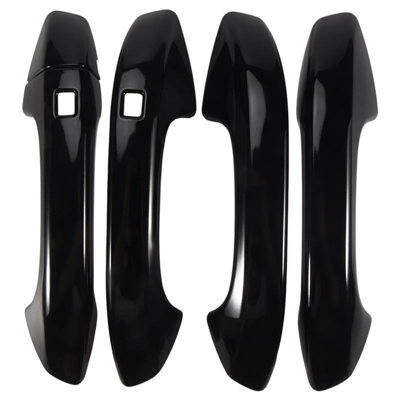 Bright Black Exterior Door Handle Cover Trim For Kia K5 Optima 2020 2025 2025 With Smart Keyhole-A99D