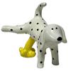 Cute Creative Resin Peeing Garden Ornament Funny Desktop Home Decor Items Spotty Dog Statue Ornament Decoraciones Para El Hogar