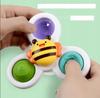 Fidget Spinner Suction Cup Sensoryczna Bath 3 Pcs