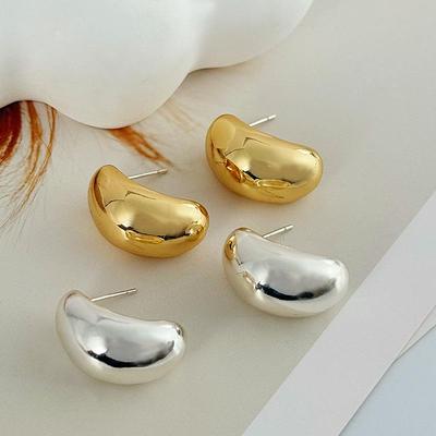 Französische Luxus C-förmige S925 Silber Ohrstecker: Elegantes und stilvolles Design für Frauen