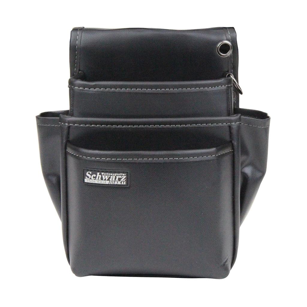 SK11 Tool PVC Laminated Pouch, 3-tier, Water-resistant Material, SWZ-11